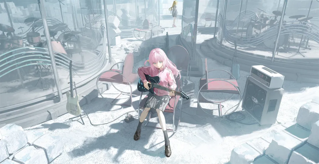 动漫壁纸 | 子向玫瑰献忱 落日与夕阳亲抚迟暮