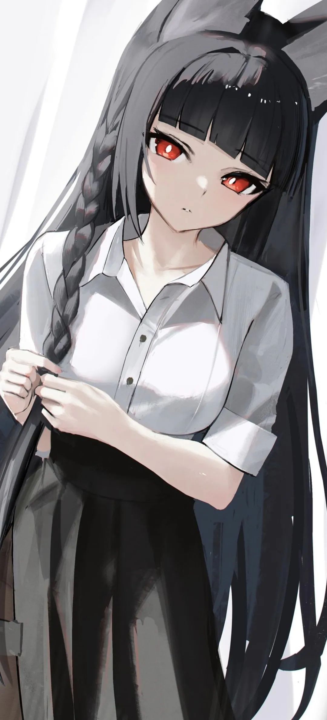 动漫壁纸 | 铅笔划在纸上，意外勾出了一朵正在绽放的小野花