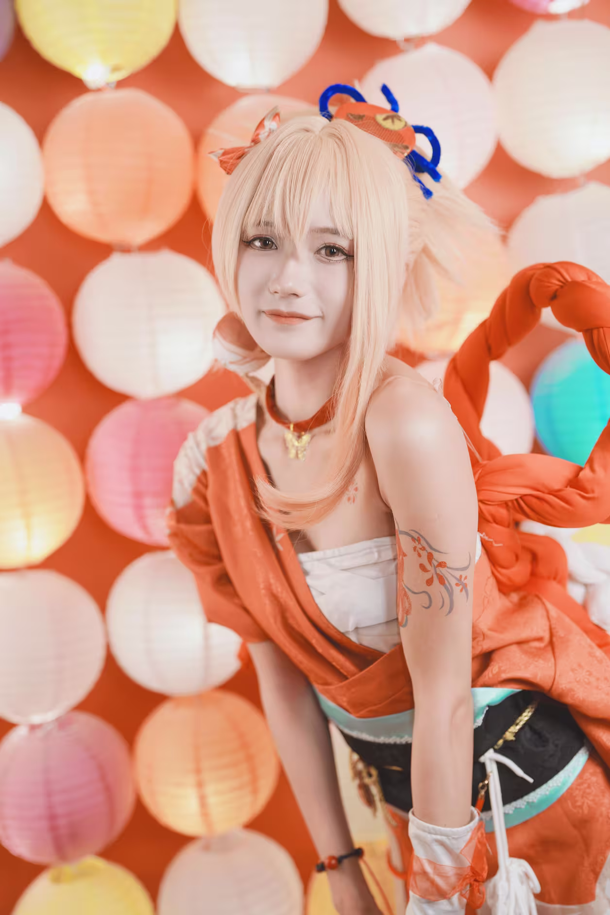 兔子演绎“我就说我就是宵宫”动漫风中热情绚烂