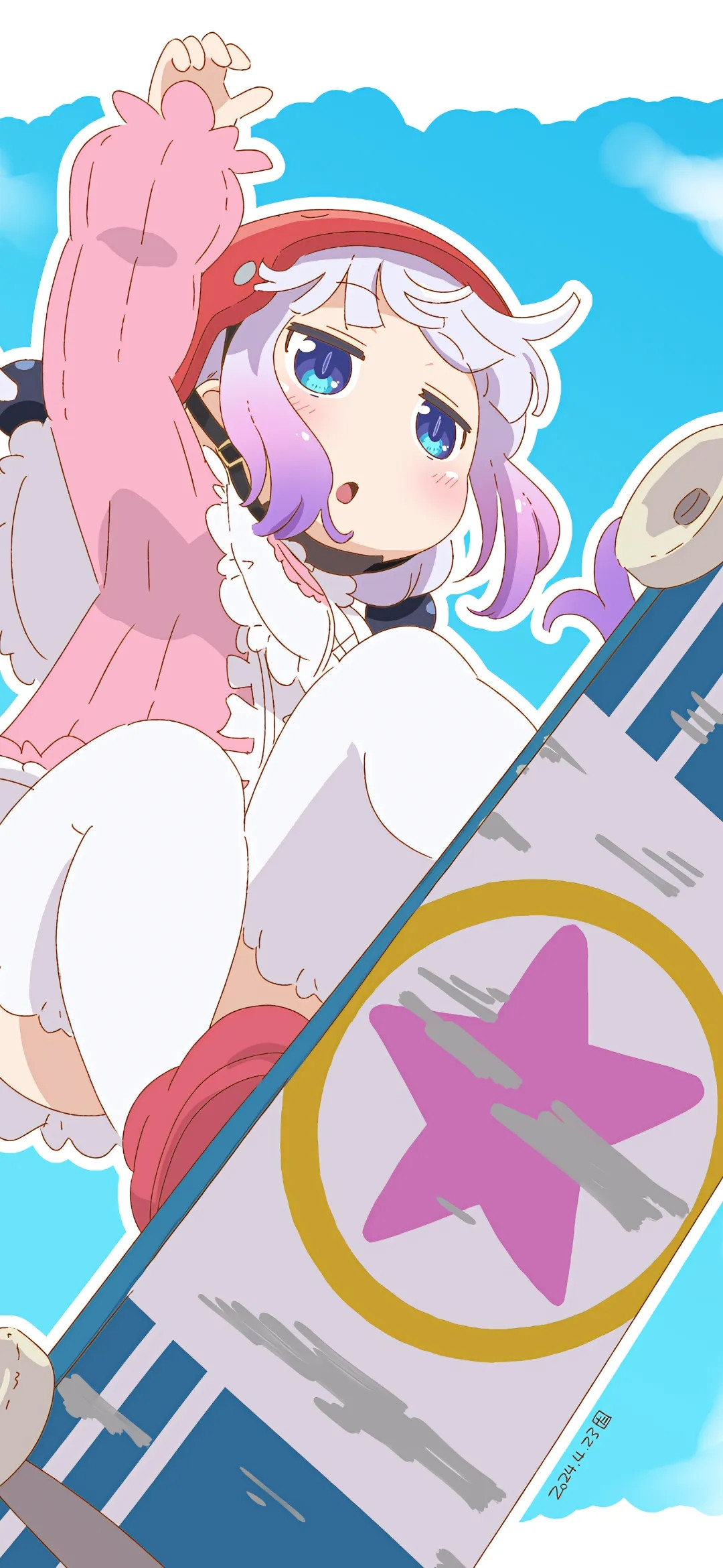 落日沉溺于橘色的海，晚风沦陷于赤诚的爱