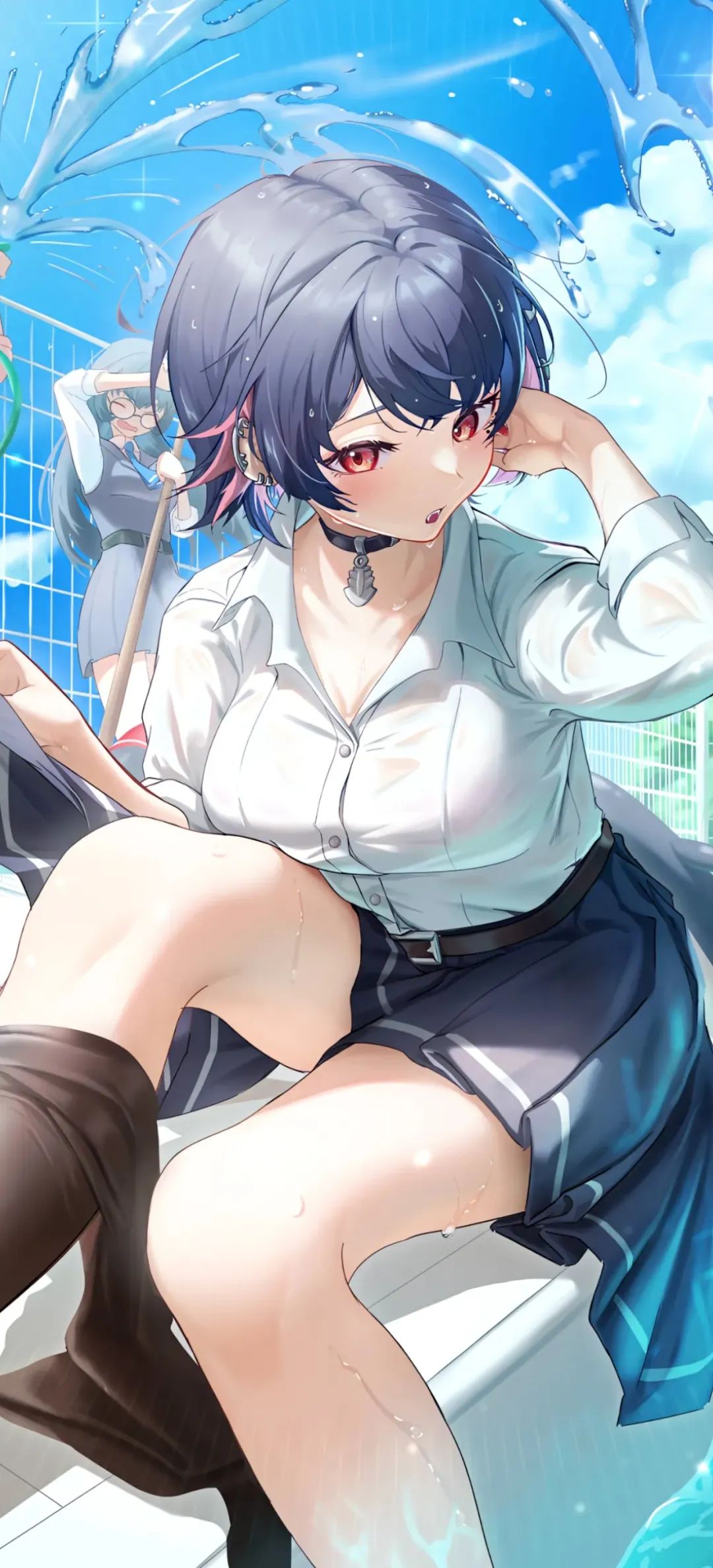 动漫壁纸 | 时光在脸上留下的河流，每条都通往记忆的深海