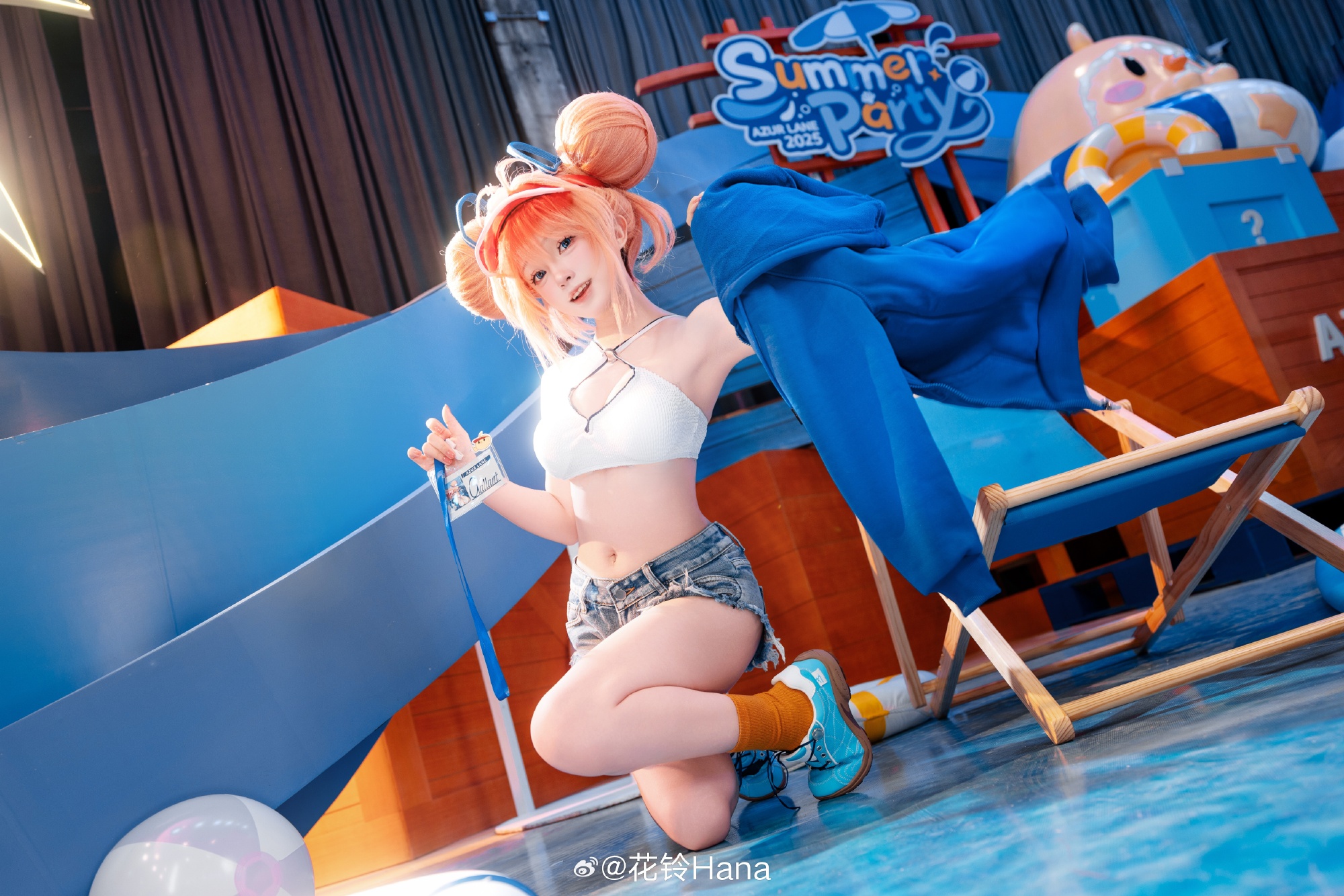 Cosplay｜指挥官，能看到我吗？ 碧蓝航线 勇气@花铃Hana