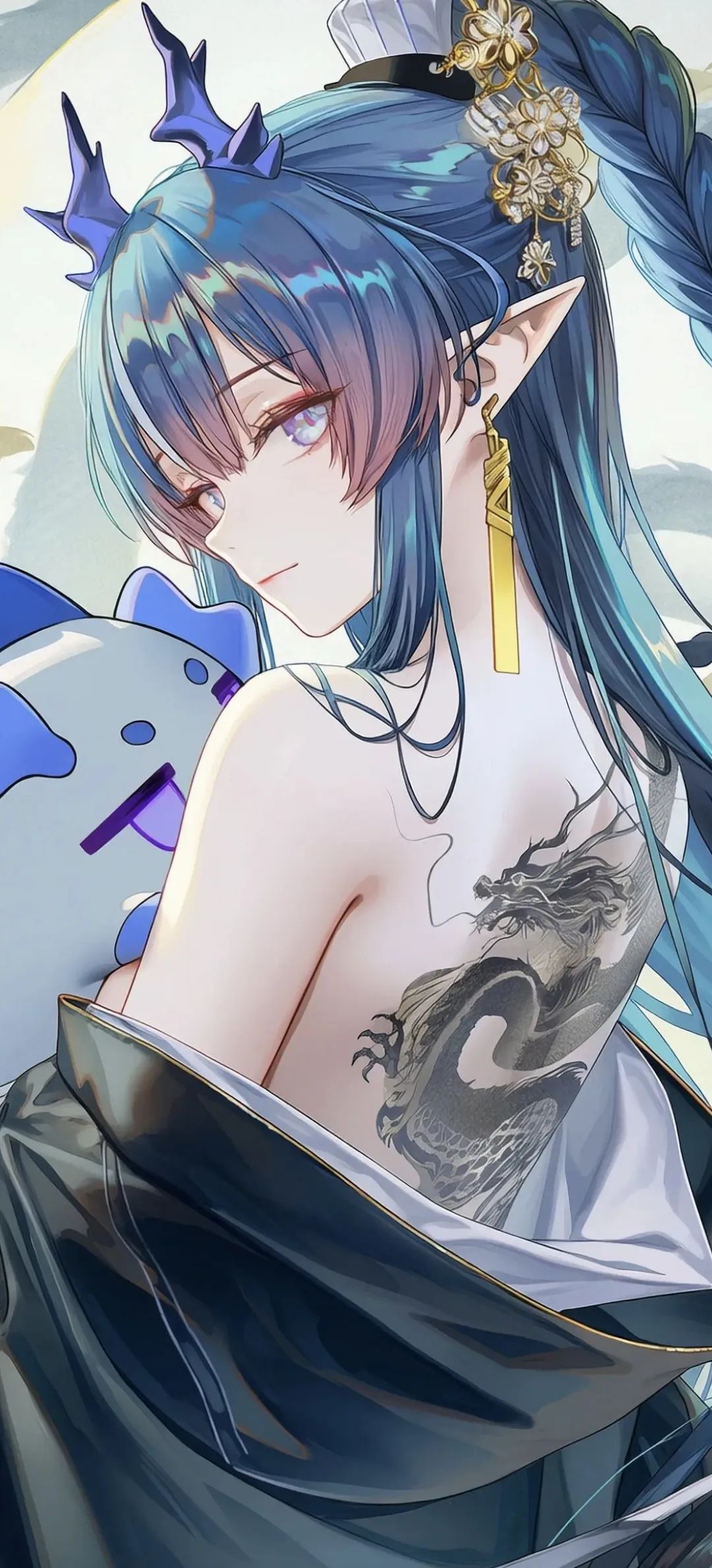 动漫壁纸 | 时光在脸上留下的河流，每条都通往记忆的深海