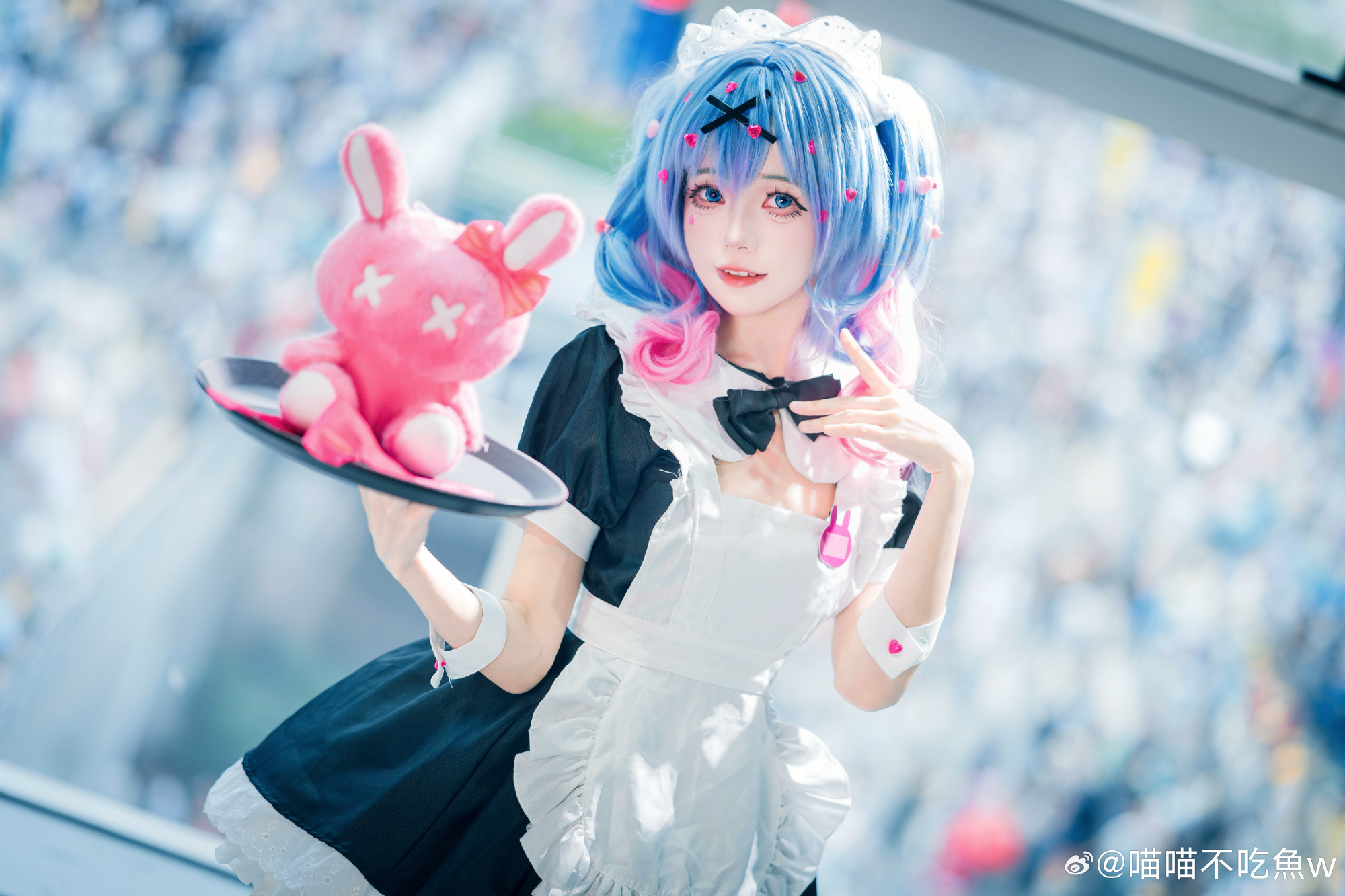 Cosplay｜让我们坠入，兔子洞女仆 Miku@喵喵不吃魚w