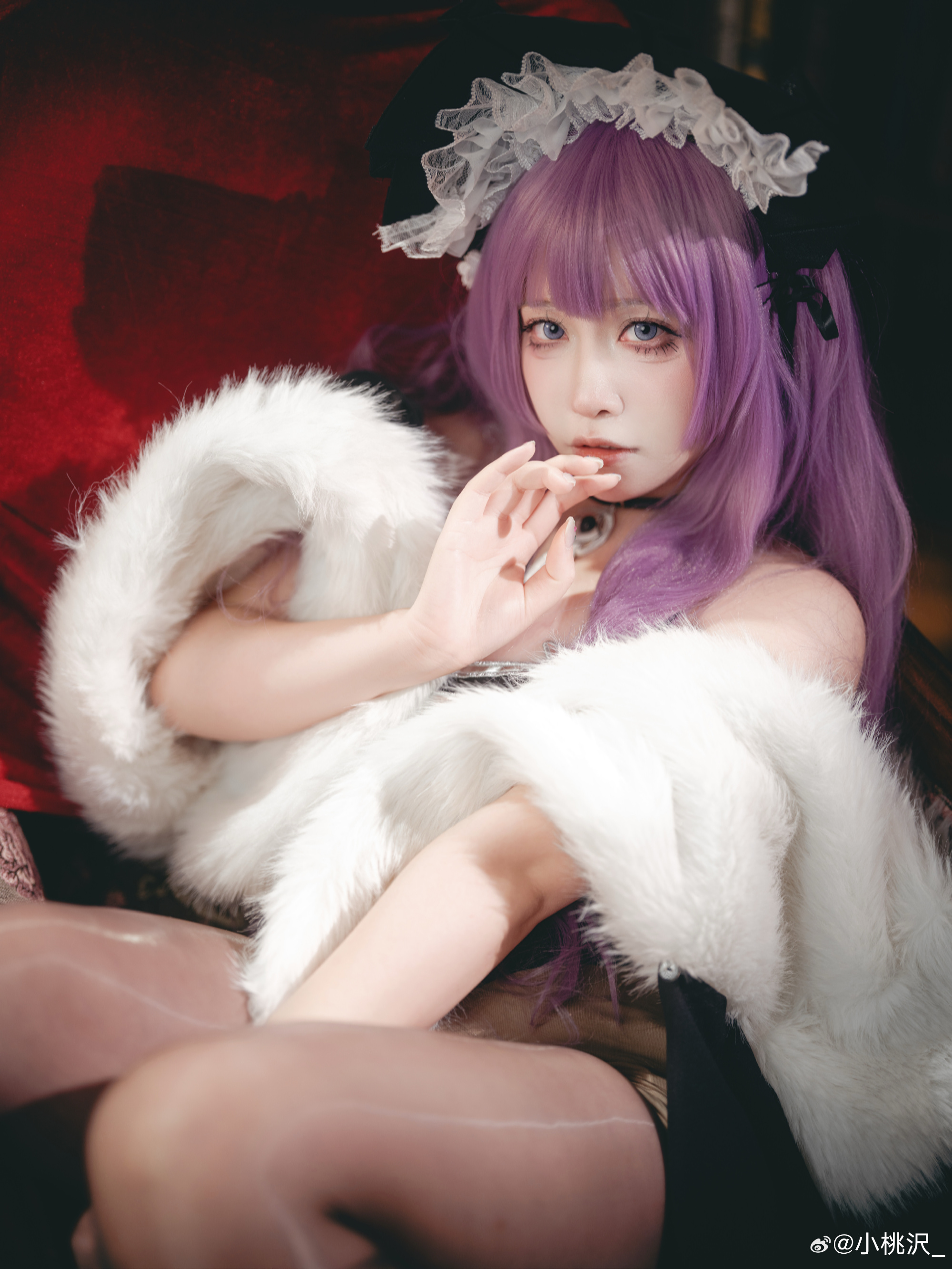 Cosplay｜塔什干·独属于你的邀约💜 碧蓝航线@小桃沢