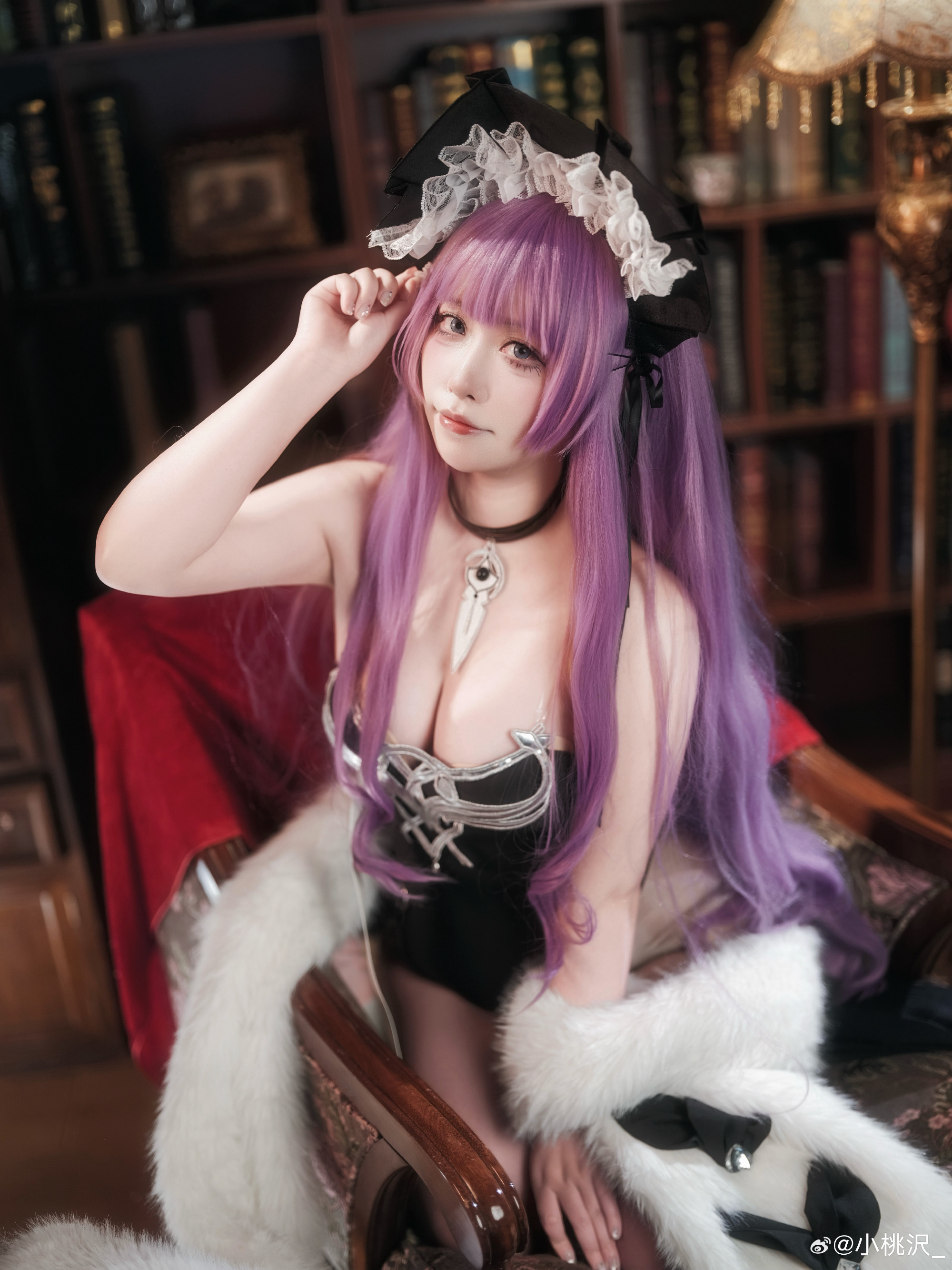 Cosplay｜塔什干·独属于你的邀约💜 碧蓝航线@小桃沢