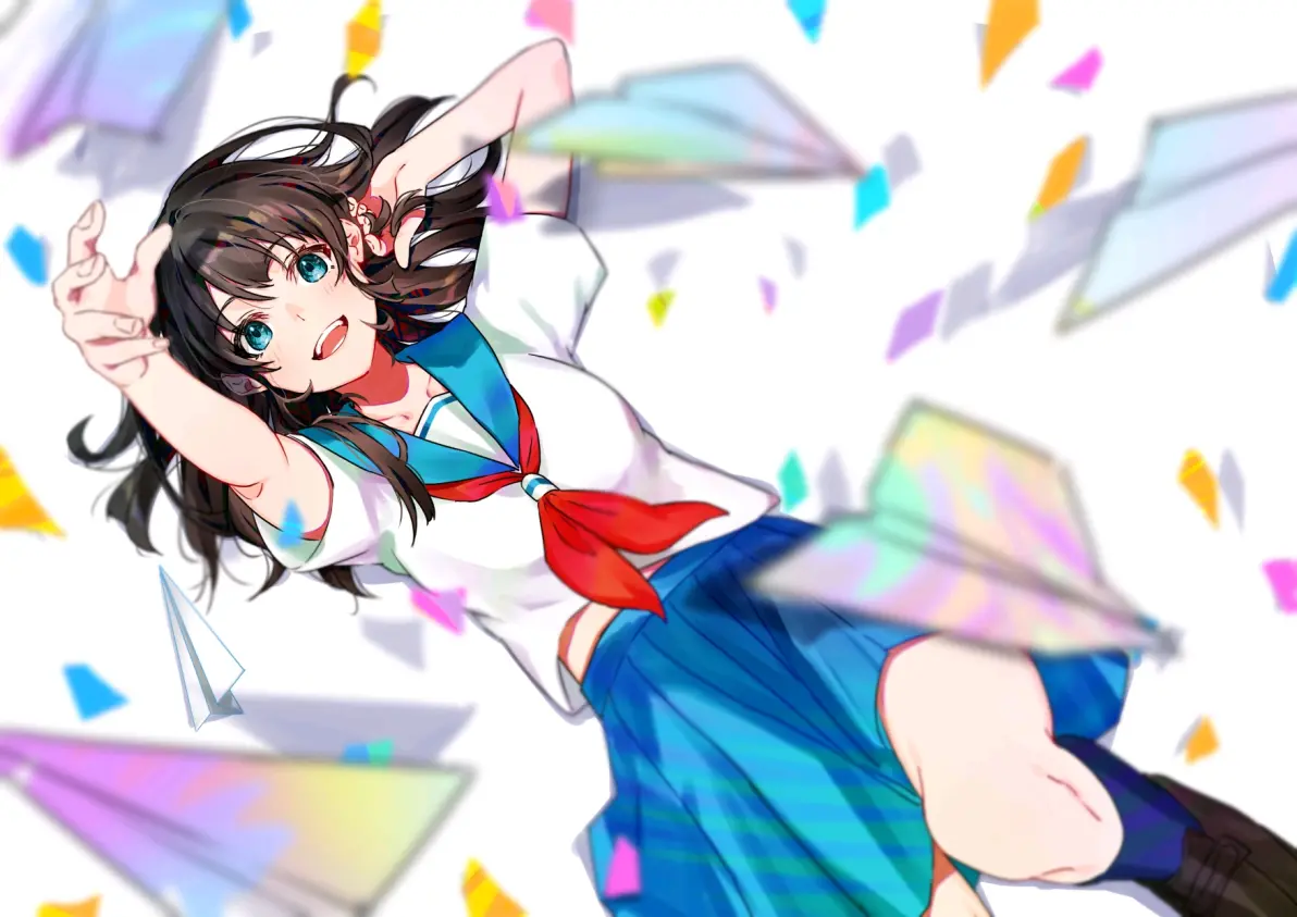 随风飞舞/纸飞机插画特辑