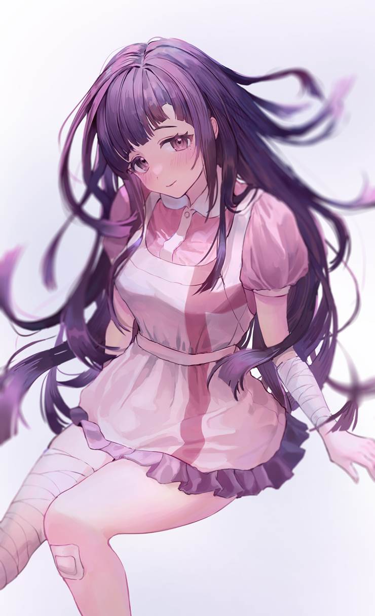 《超级弹丸论破2：再见绝望学园》罪木蜜柑P站壁纸，配音茅野爱衣