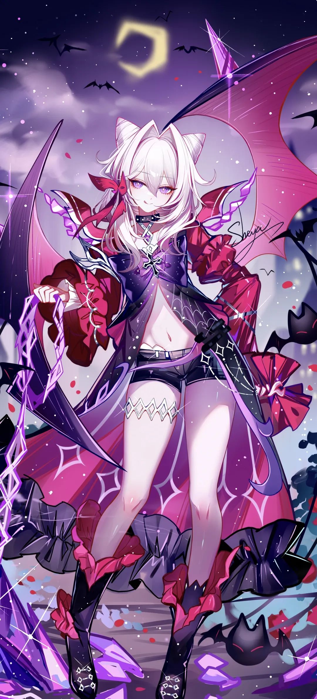 动漫壁纸 | 踏着馥郁的花香前行，青春的谜底在葳蕤时光中渐次舒展