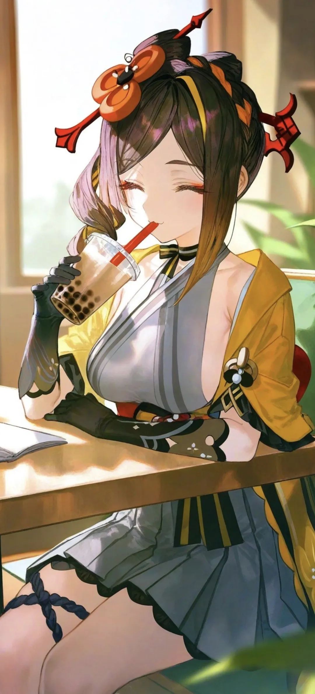 动漫壁纸 | 蝉鸣浸在溪，暑气被泡得软绵绵