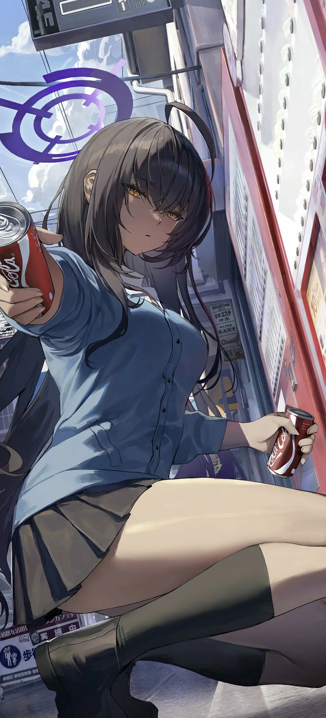 动漫壁纸 | 裂缝里长出的小蕨，正用绿意给时光补缀补丁