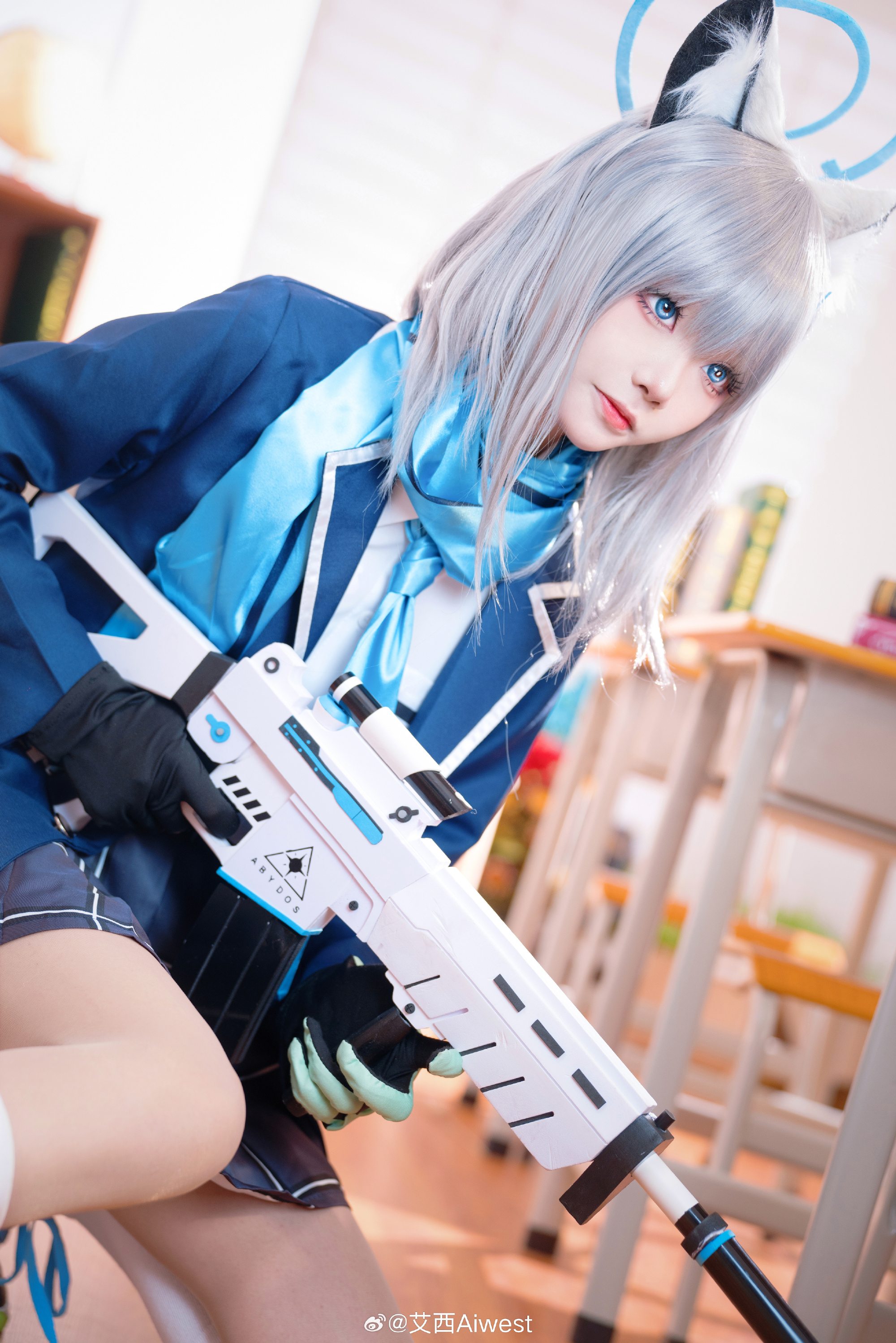 Cosplay｜蔚蓝档案 砂狼白子@艾西Aiwest