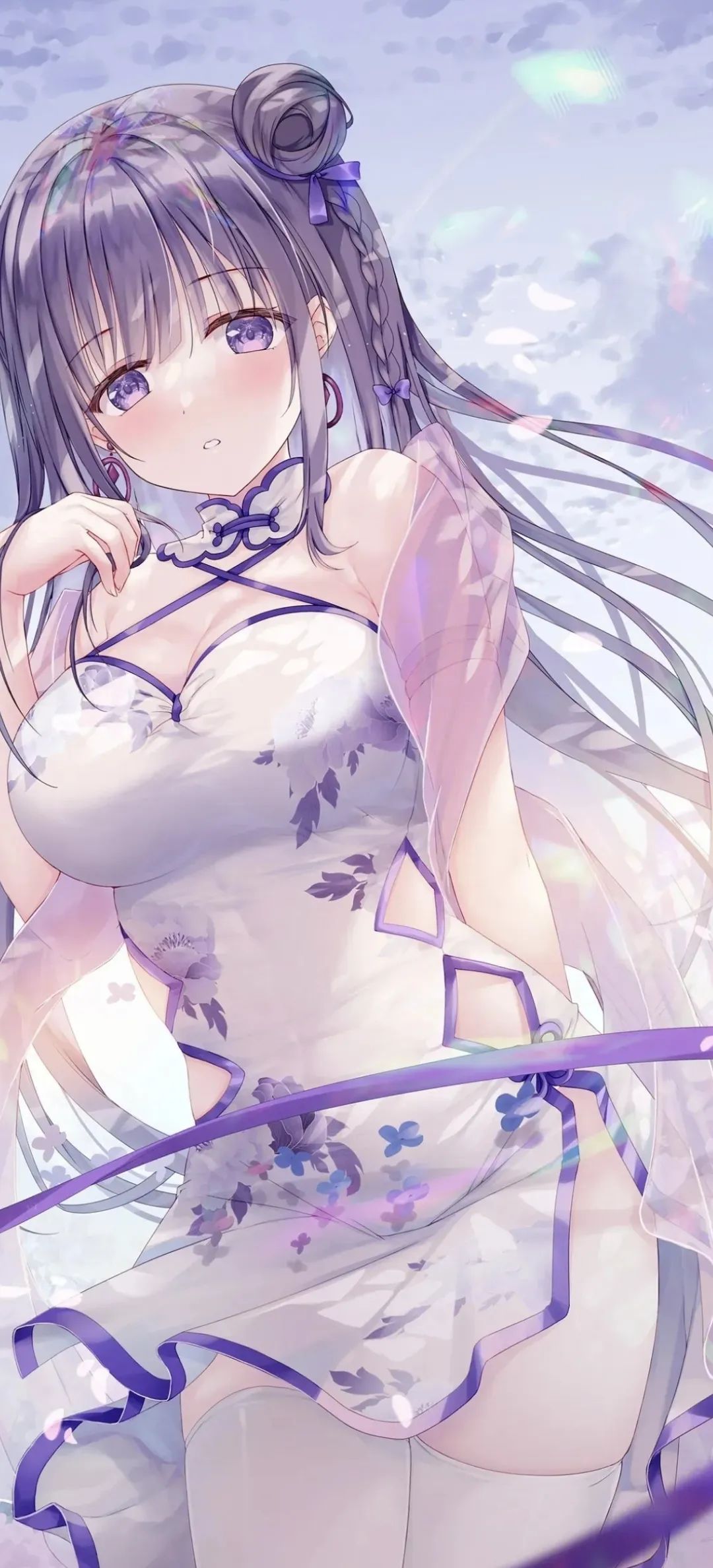 动漫壁纸 | 竹席吸走后背的燥热，梦里飘来茉莉的香