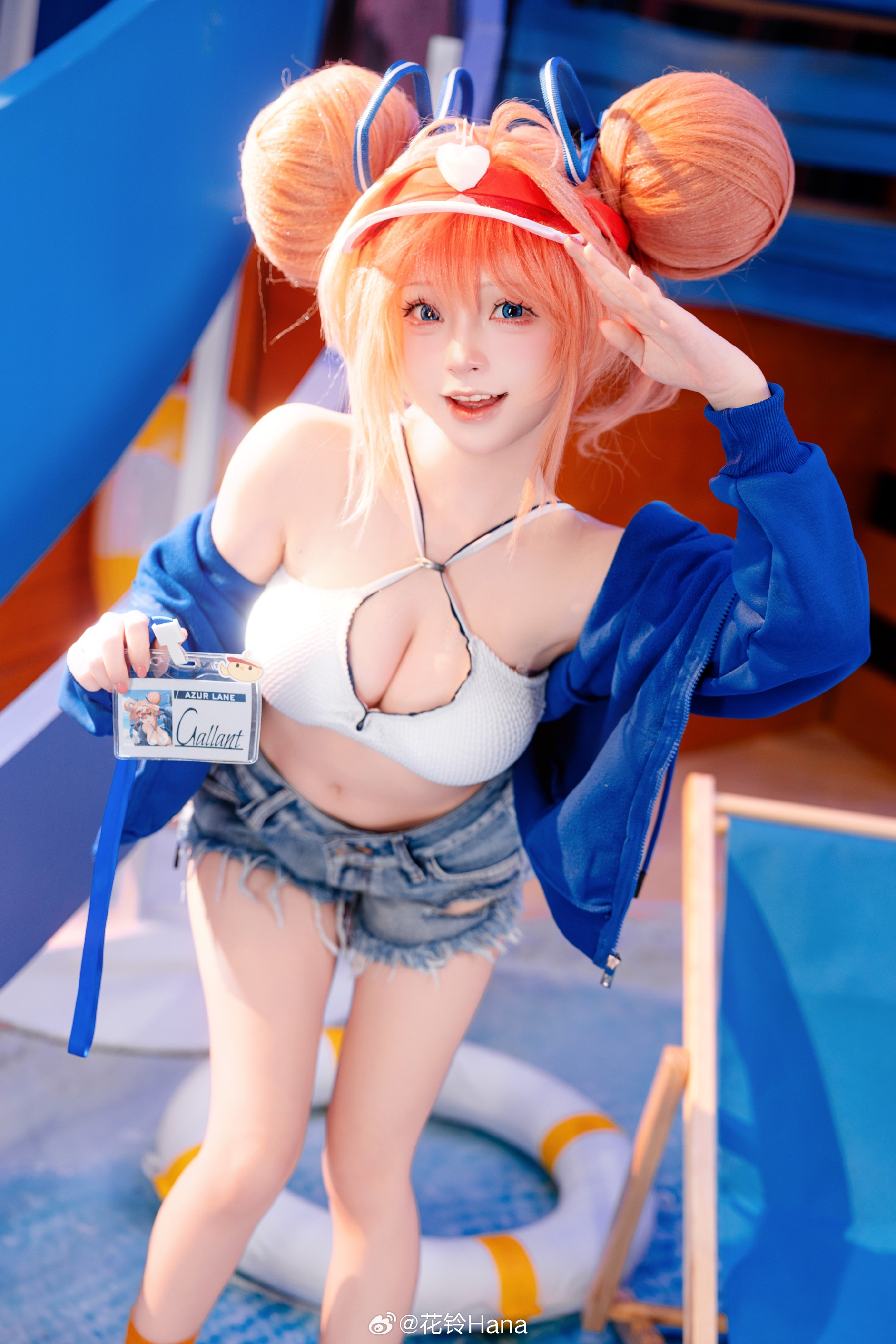 Cosplay｜指挥官，能看到我吗？ 碧蓝航线 勇气@花铃Hana