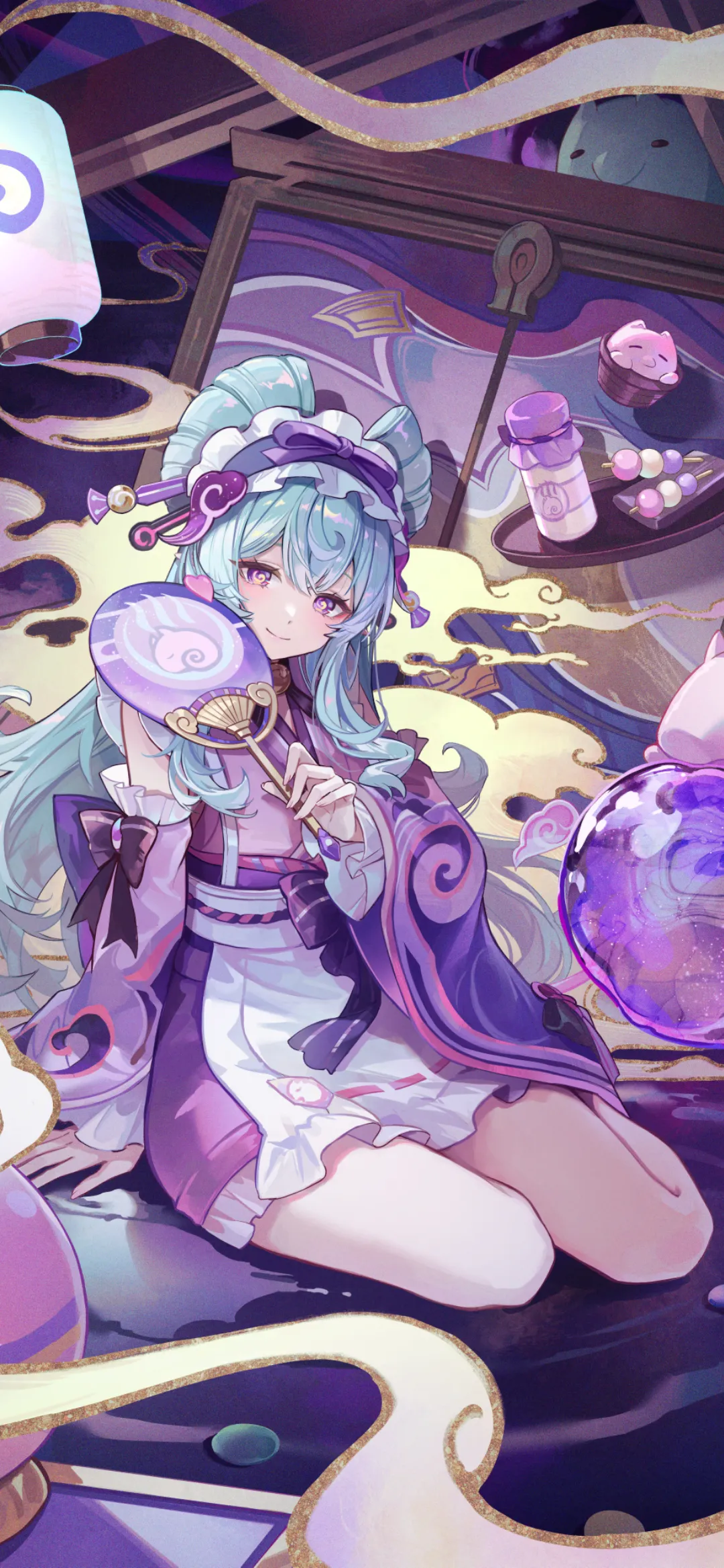 动漫壁纸 | 落日溺在云层里，银河滑落一片星