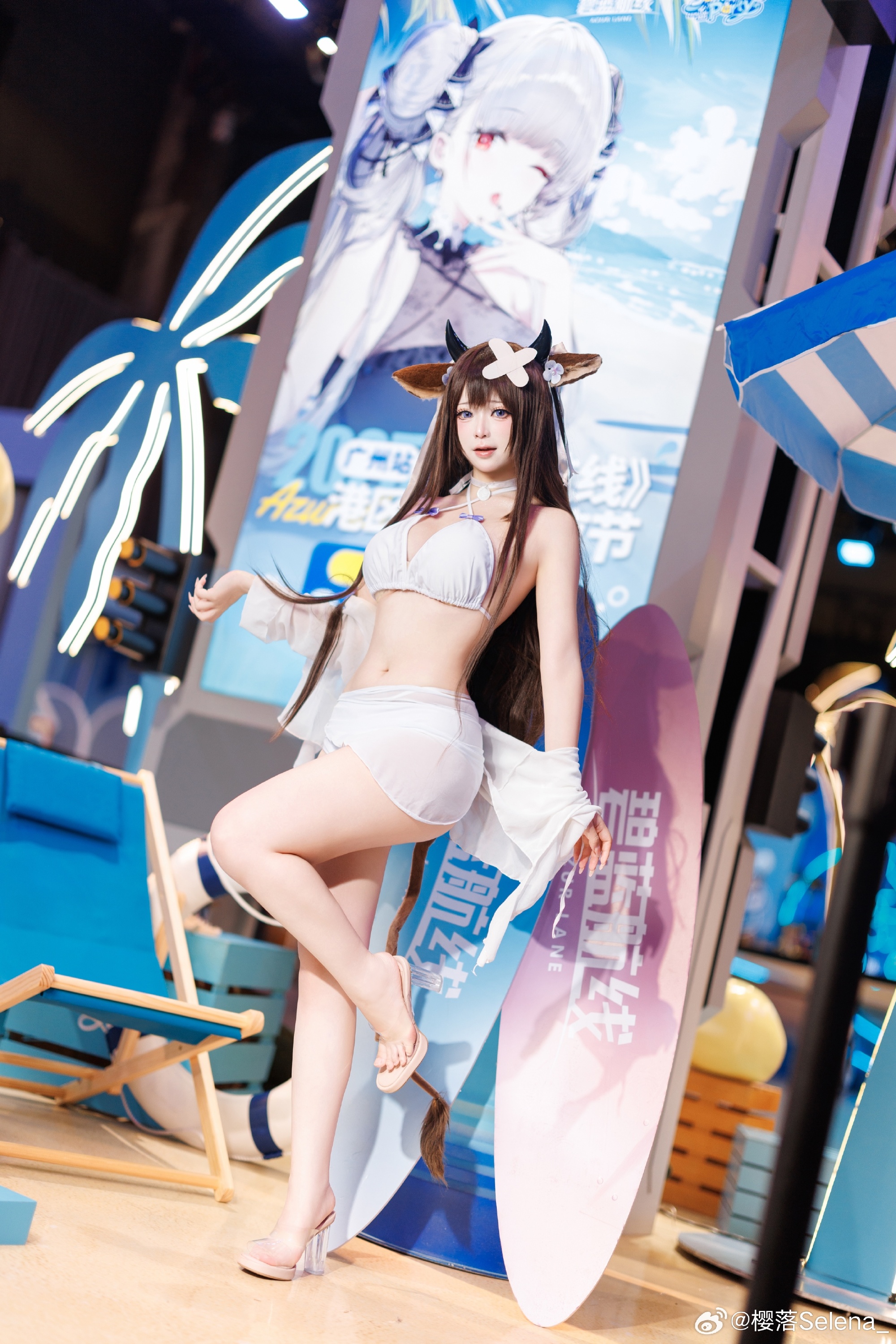 Cosplay｜指挥官，欢迎回港~！ ​​​ 碧蓝航线 樫野@樱落Selena_