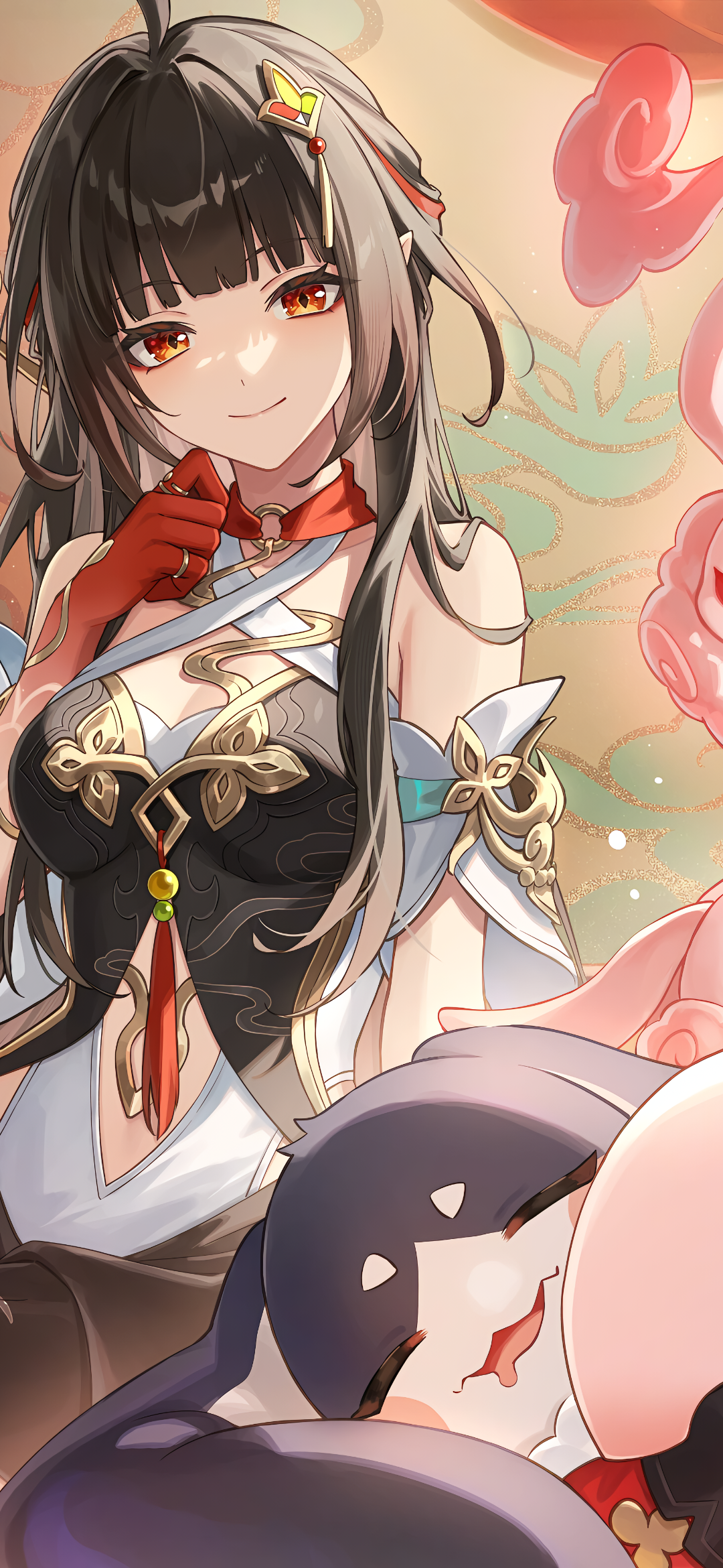 动漫壁纸 | 坐在廊下听雨，时间慢得如同凝固