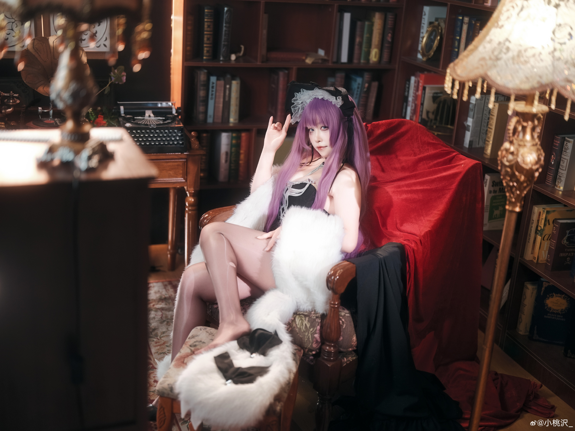 Cosplay｜塔什干·独属于你的邀约💜 碧蓝航线@小桃沢