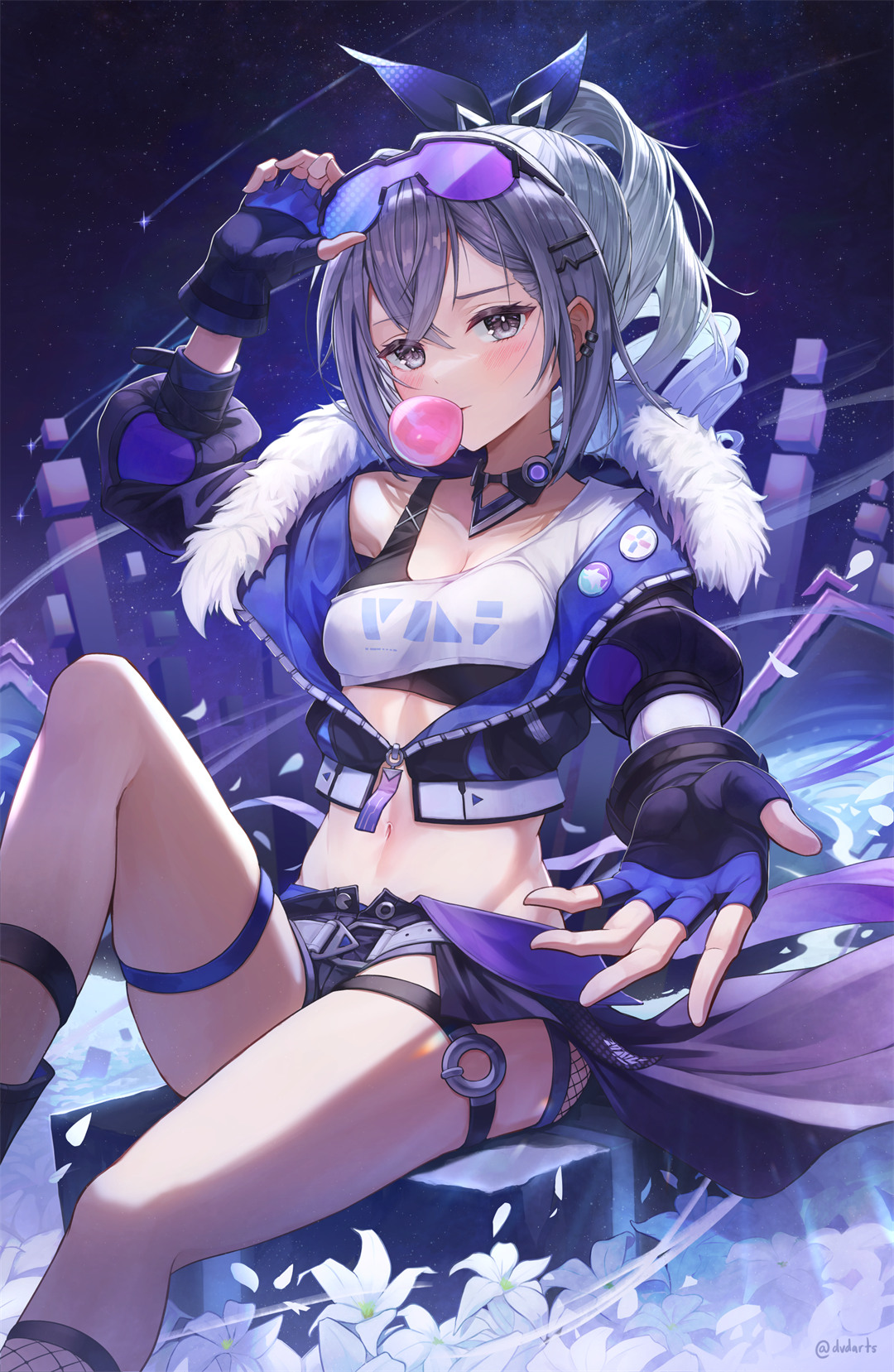 天光渐暗，暮色里遗漏了一丝蓝，星辰便从中亮起