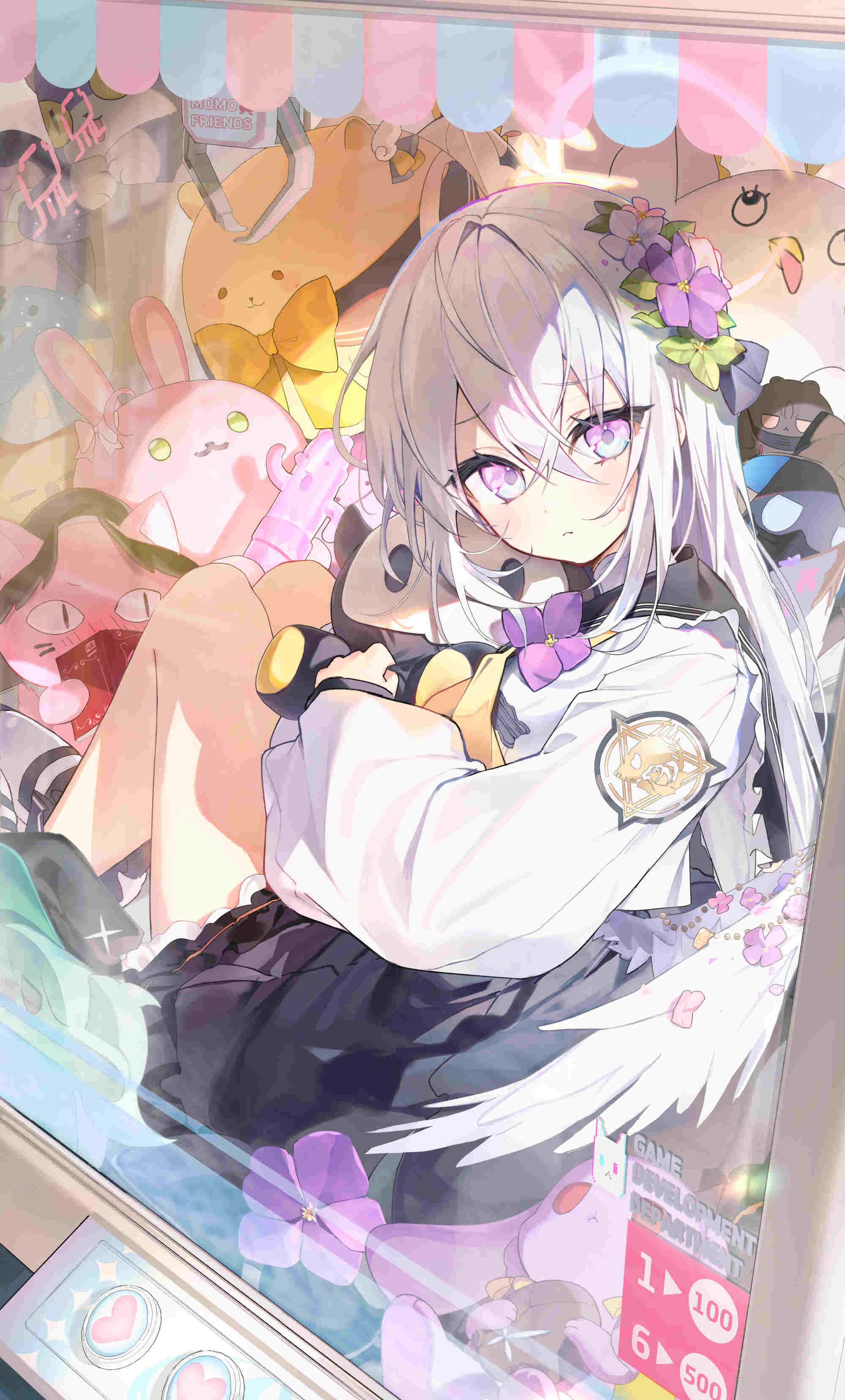 白丝少女 白洲梓 飞鸟马时 日本插画师MILTEA的美图壁纸