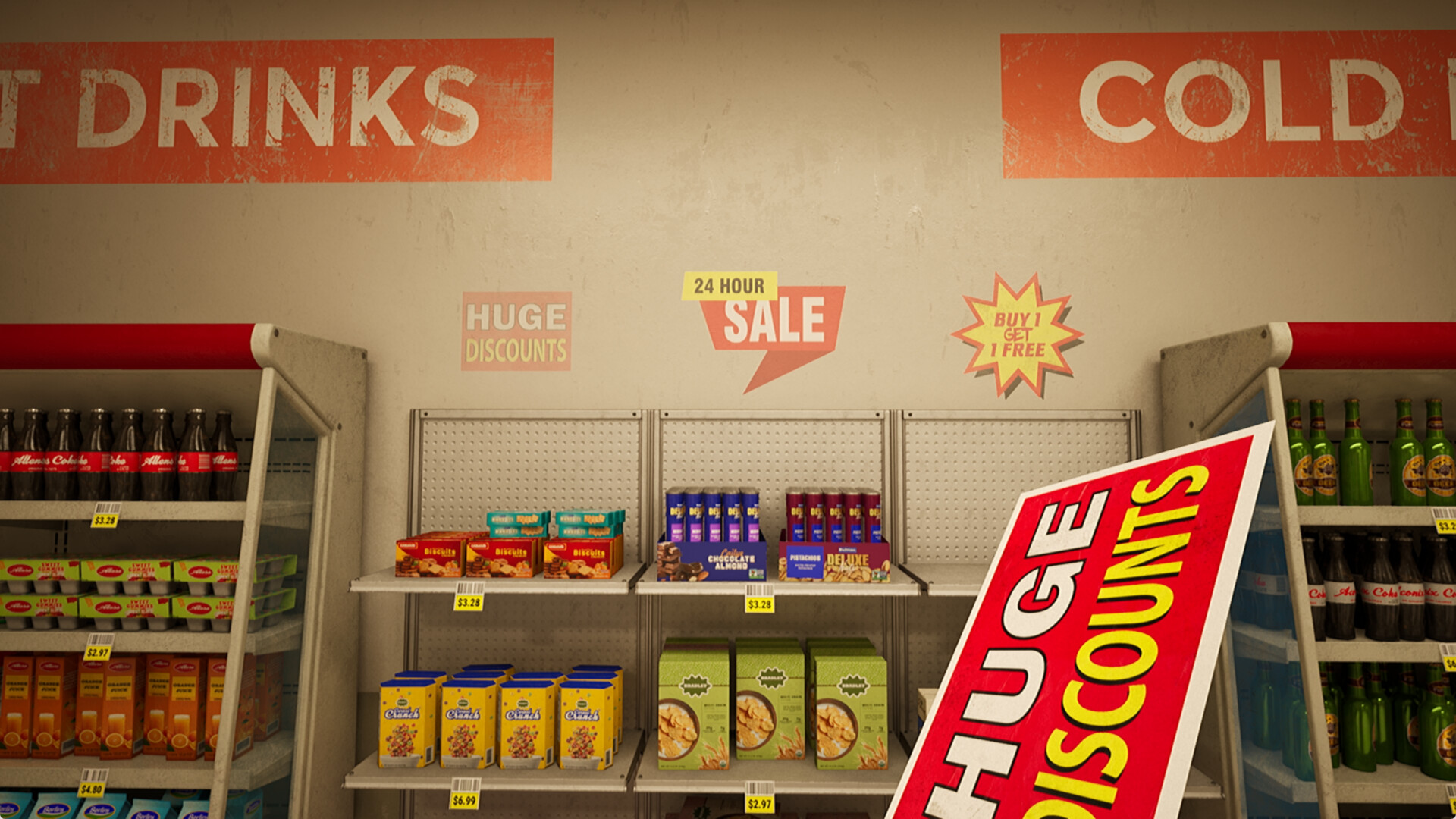 出口前:加油站/Before Exit: Gas Station