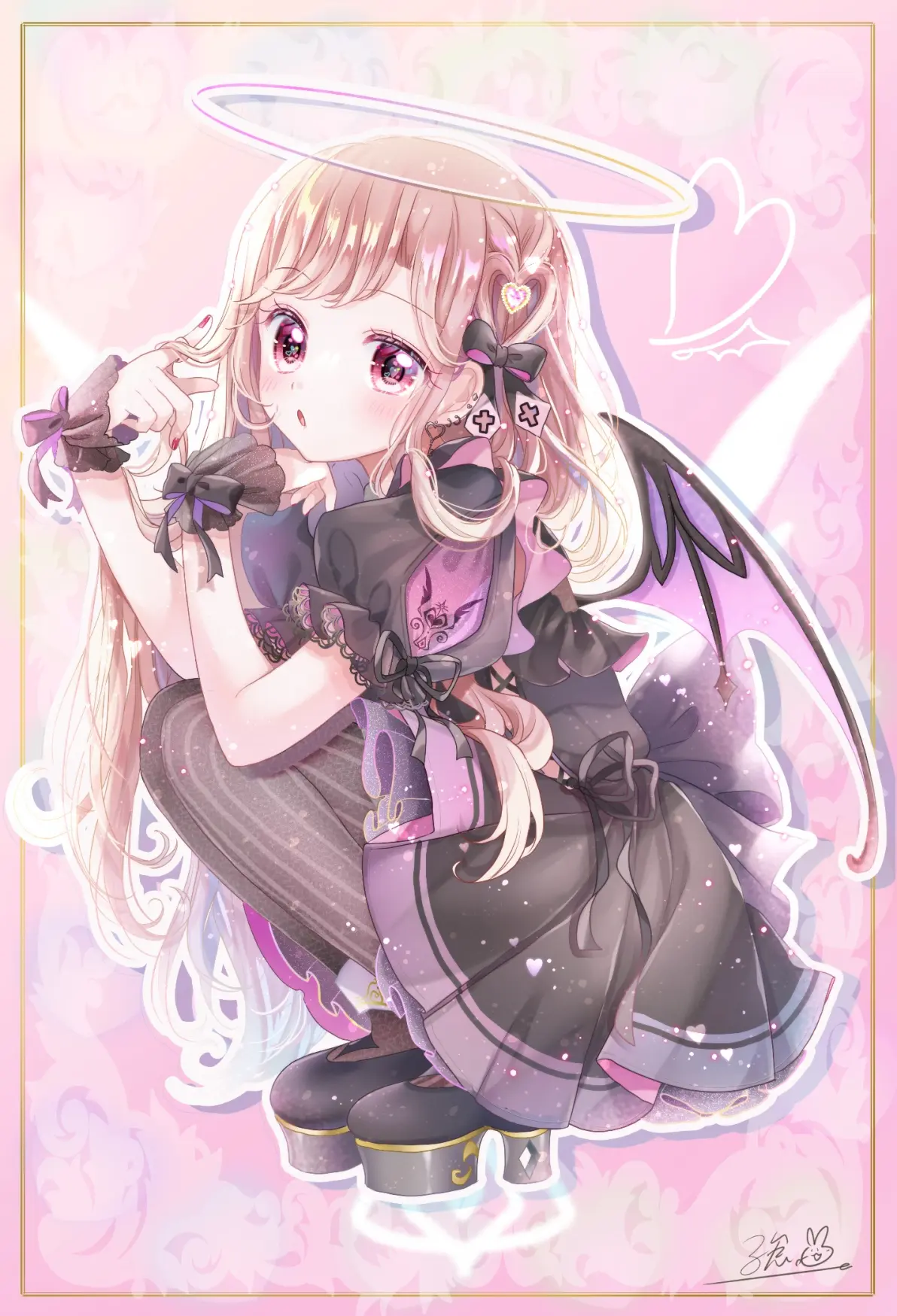 格式花样任君选！ – 花纹丝袜插画特辑