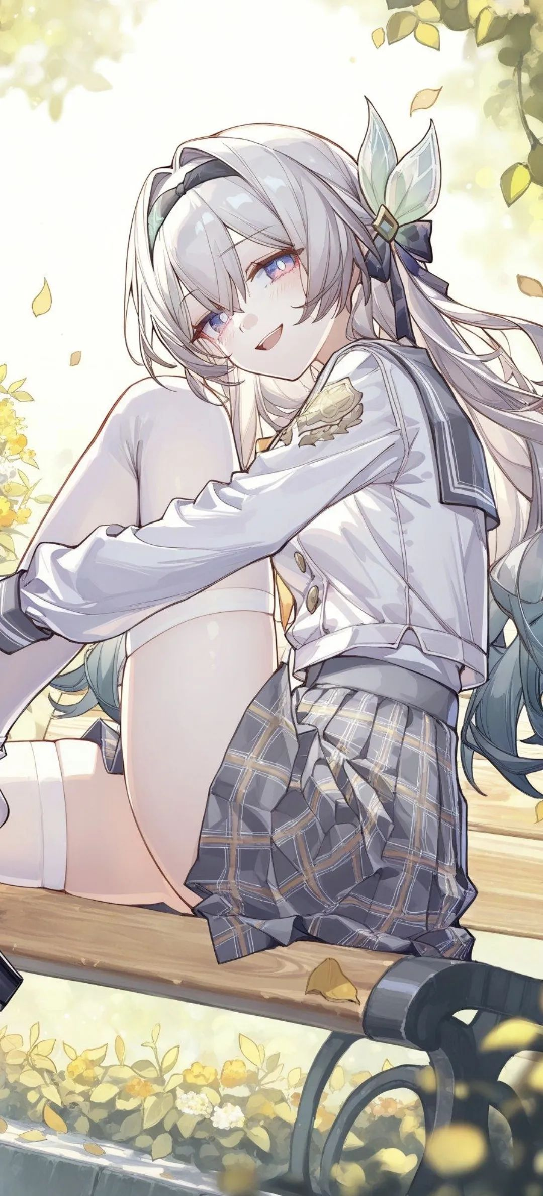 动漫壁纸 | 松烟墨染尽山河，独留白处是你眉眼轮廓