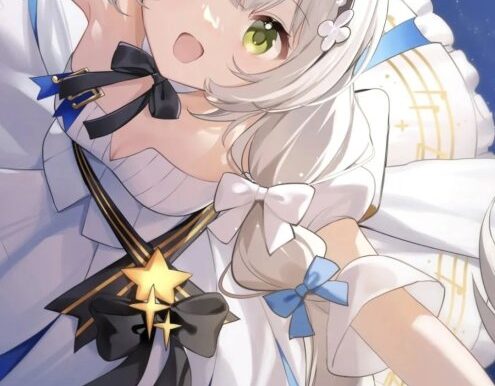 动漫壁纸 | 铅笔划在纸上，意外勾出了一朵正在绽放的小野花