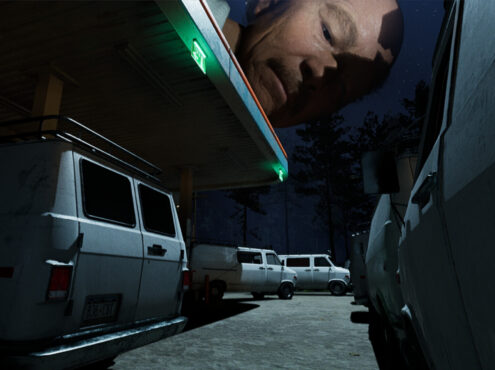 出口前：加油站/Before Exit: Gas Station