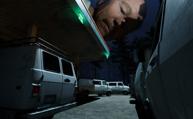 出口前：加油站/Before Exit: Gas Station